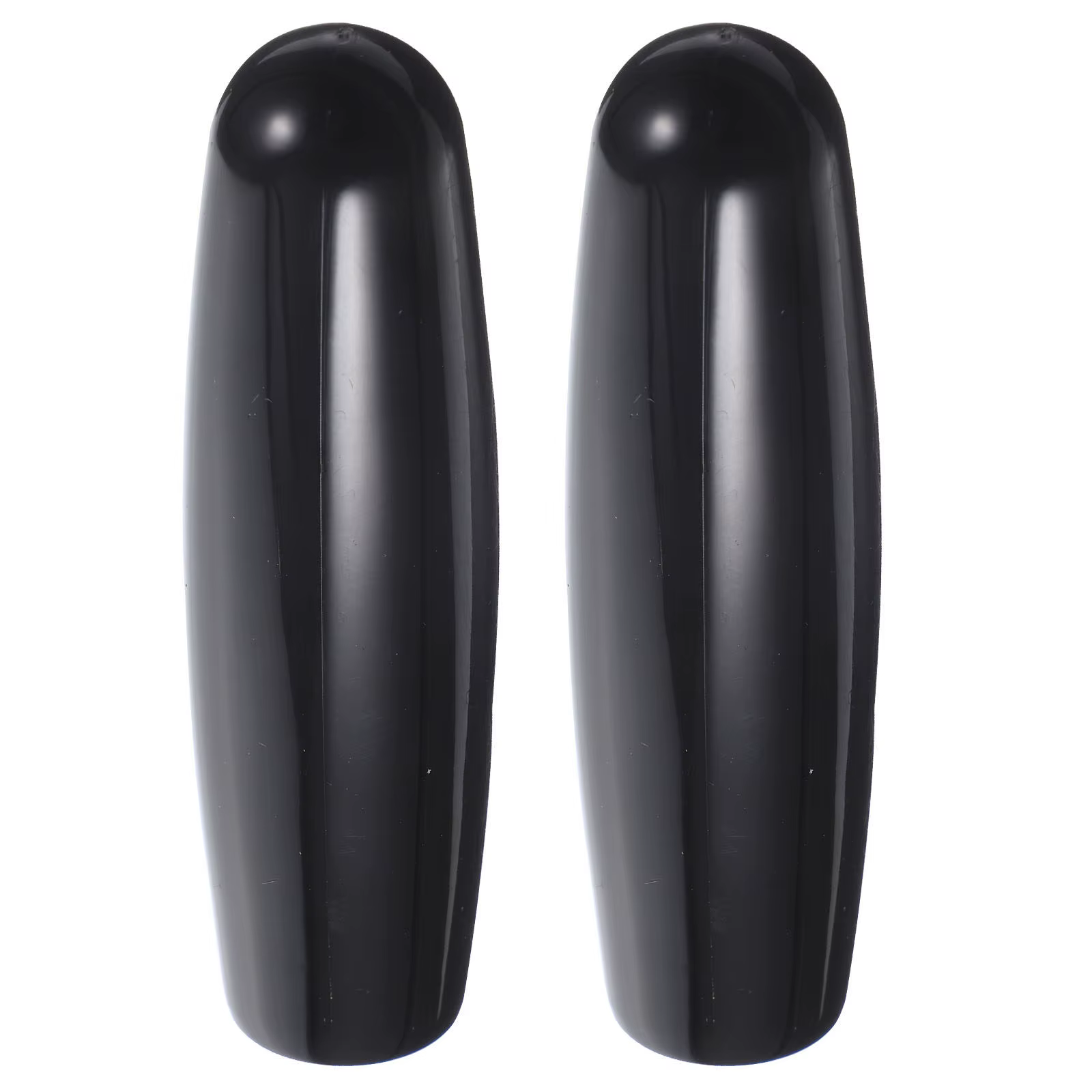 2 poignées de robinet à bière noires en plastique robuste, faciles à installer, de remplacement pour