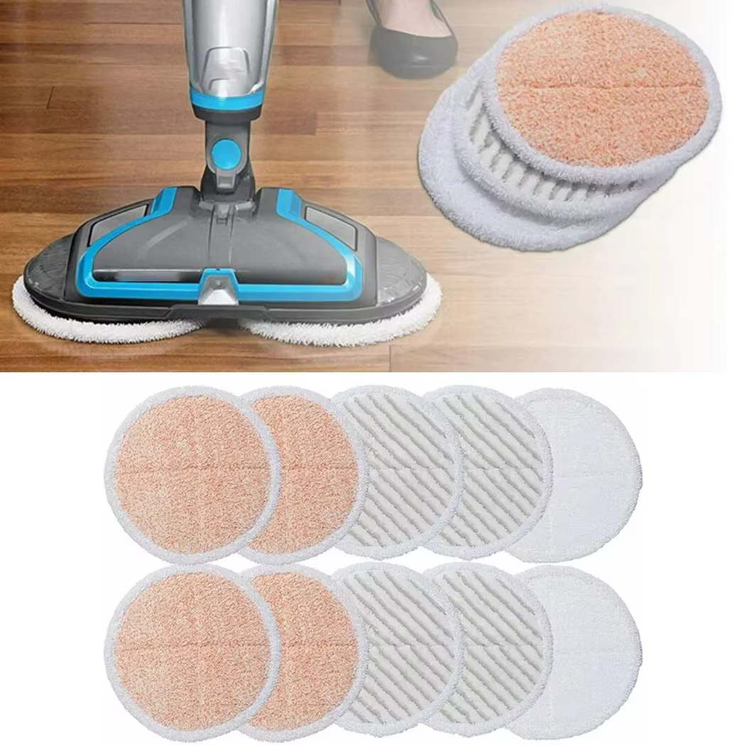 Tampons de nettoyage en microfibre, vadrouille à presser, utilisation humide ou sèche pour Bissell S