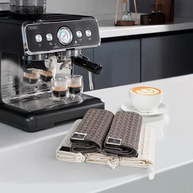JUSTINLAU café Barista serviette de nettoyage Super absorbant microfibre chiffon de nettoyage servie