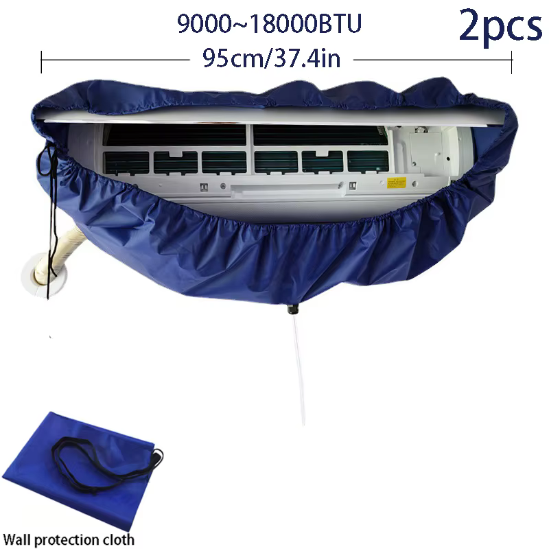 120 cm été climatisation sac de nettoyage Kit étanche ensemble professionnel suspendu AC dépoussiére