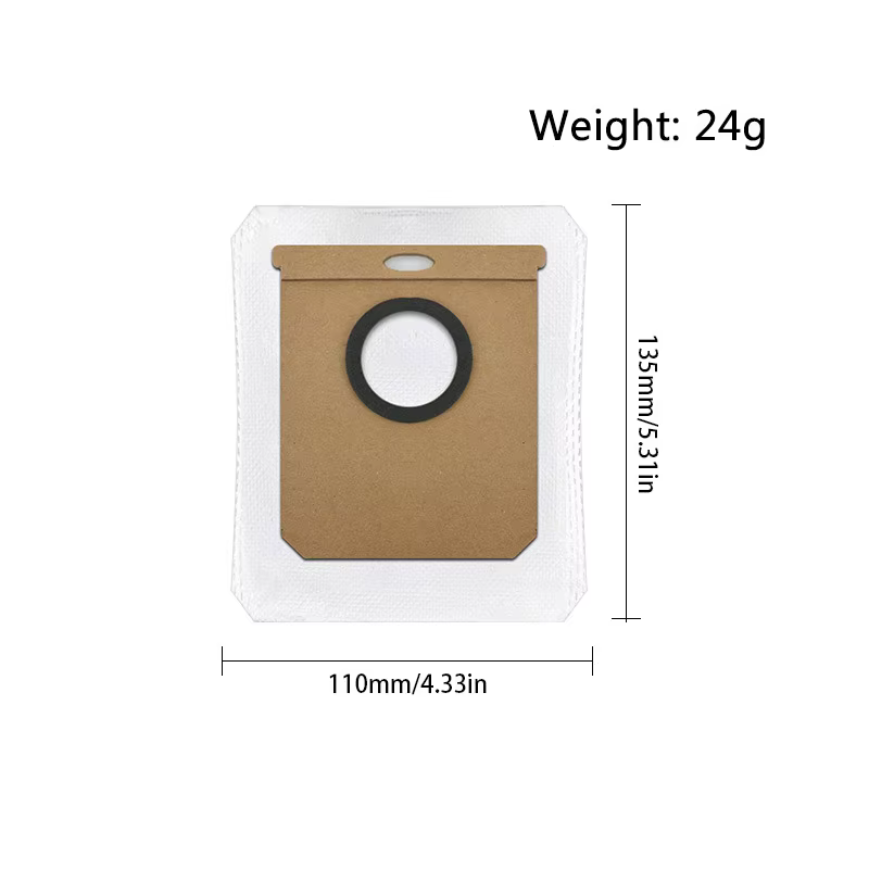 Pour EUFY L50 L60 sac poubelle accessoires pour la maison balayage Robot aspirateur sac à poussière 