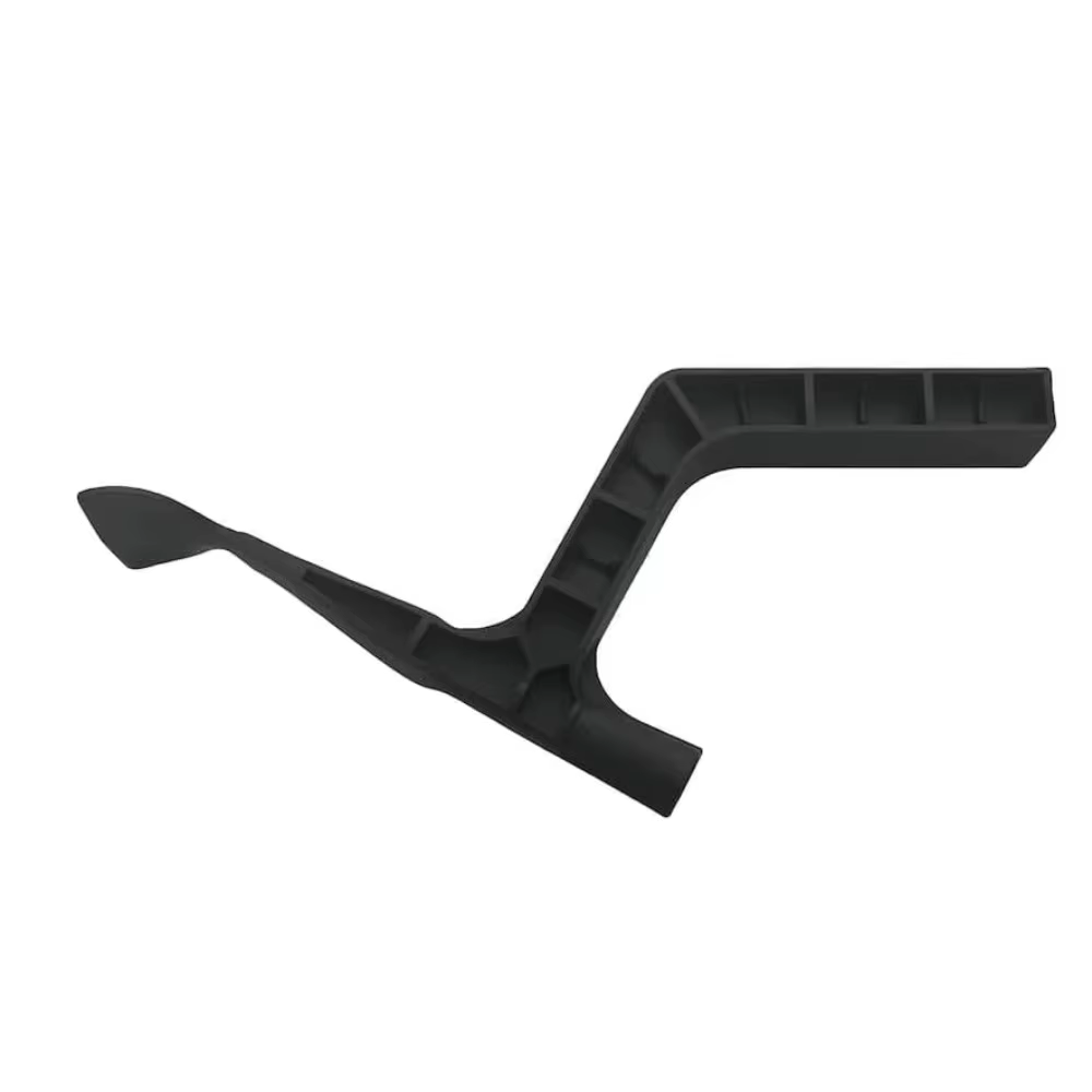 Brosse de nettoyage de gouttière télescopique extensible, avec perche à assembler, tête en plastique