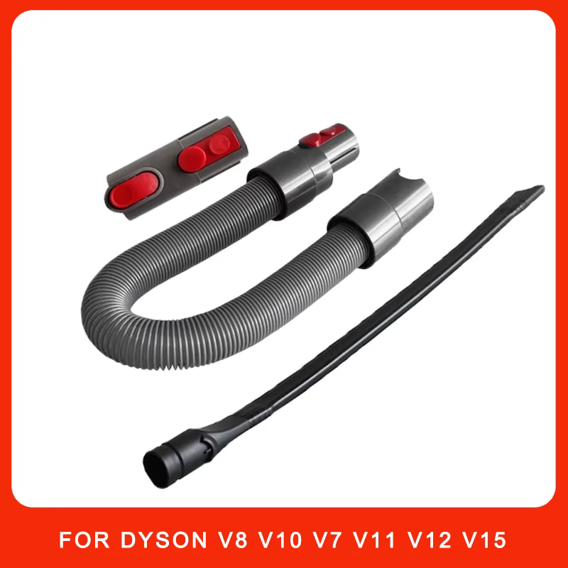 Kit de tuyau adaptateur Flexible pour suceur plat, pour aspirateur Dyson V8 V10 V7 V11 V12 V15, comm