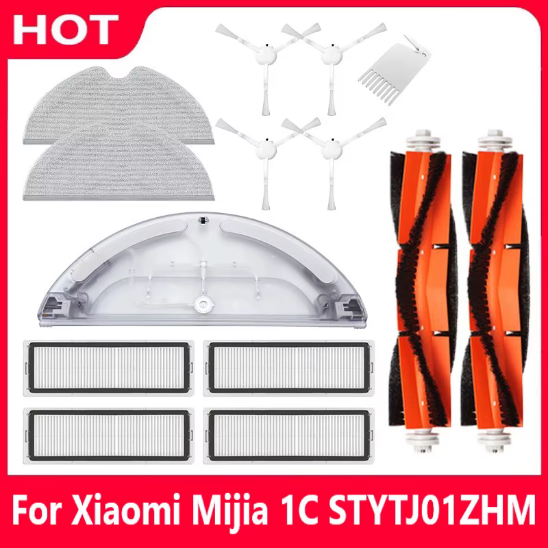 Kit de pièces de filtre HEPA pour aspirateur Robot Xiaomi Mijia 1C STYTJ01ZHM, brosse principale lat