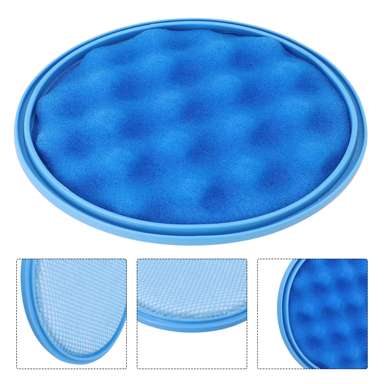 Filtre rond bleu pour aspirateur Samsung Cyclone Force SC05 SC07 SC15 VC07, accessoires, consommable