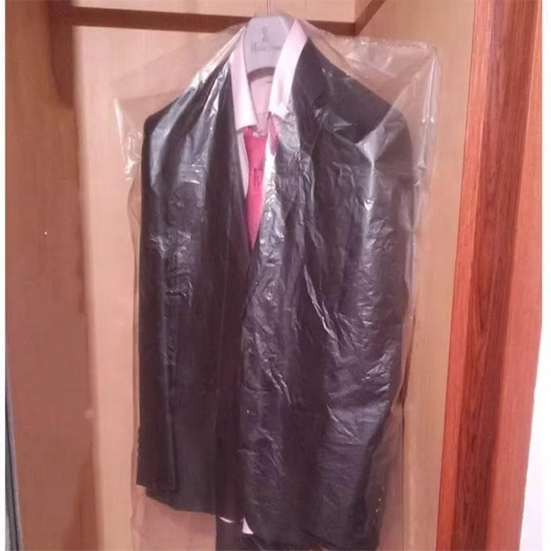 30 pièces Transparent suspendus vêtements cache-poussière vêtements anti-poussière sac de rangement 