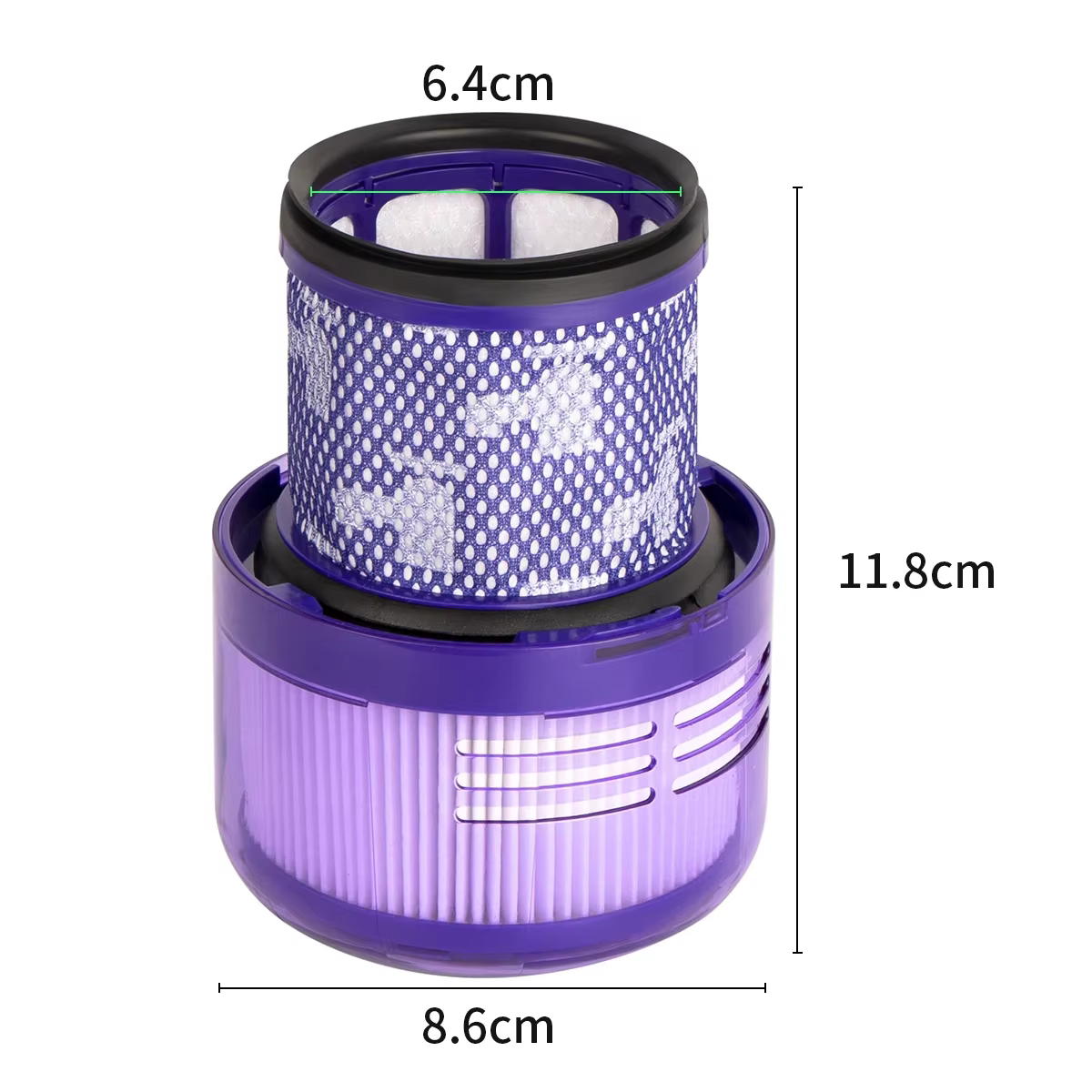 Filtre HEPA SV18 pour aspirateur à main sans fil Dyson SV18 numérique mince, accessoires de remplace