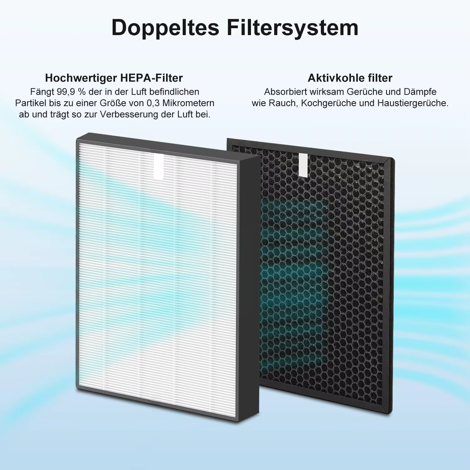 Filtre Fishoney FY2420/30 compatible avec Philips AC2882, AC2887, AC2889 et AC3829, séries 2000 et 3