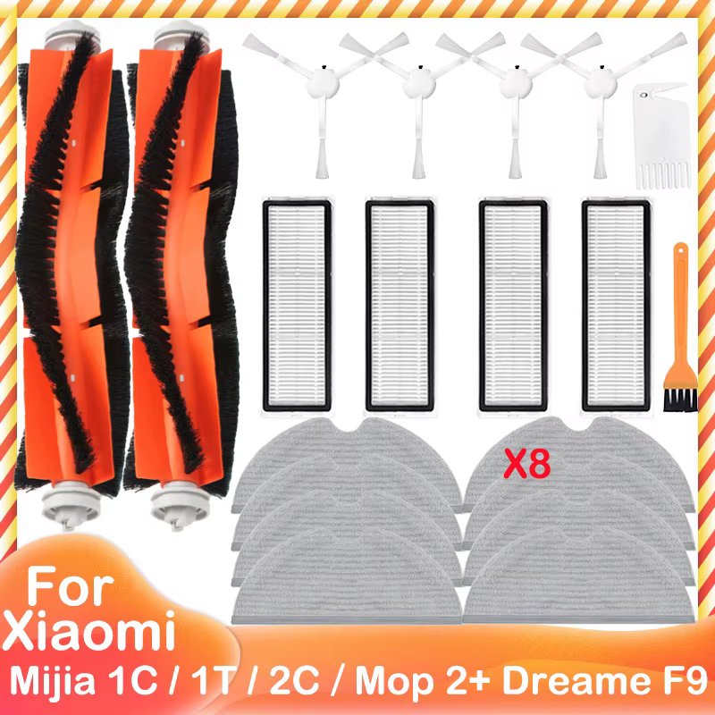 Filtre pour Xiaomi Mijia 1C 1T 2C Mop 2 Pro + STYTJ01ZHM STYTJ03ZHM SKV4093GL SKV4073CN XMSTJQR2C Dr