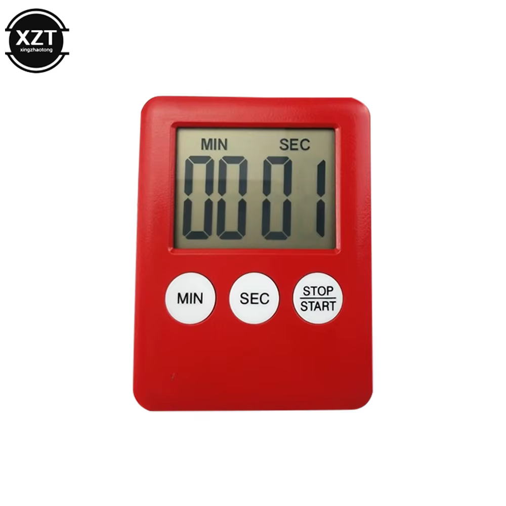 Minuterie de cuisine magnétique numérique cuisson cuisson LCD compte à rebours alarme forte compte à