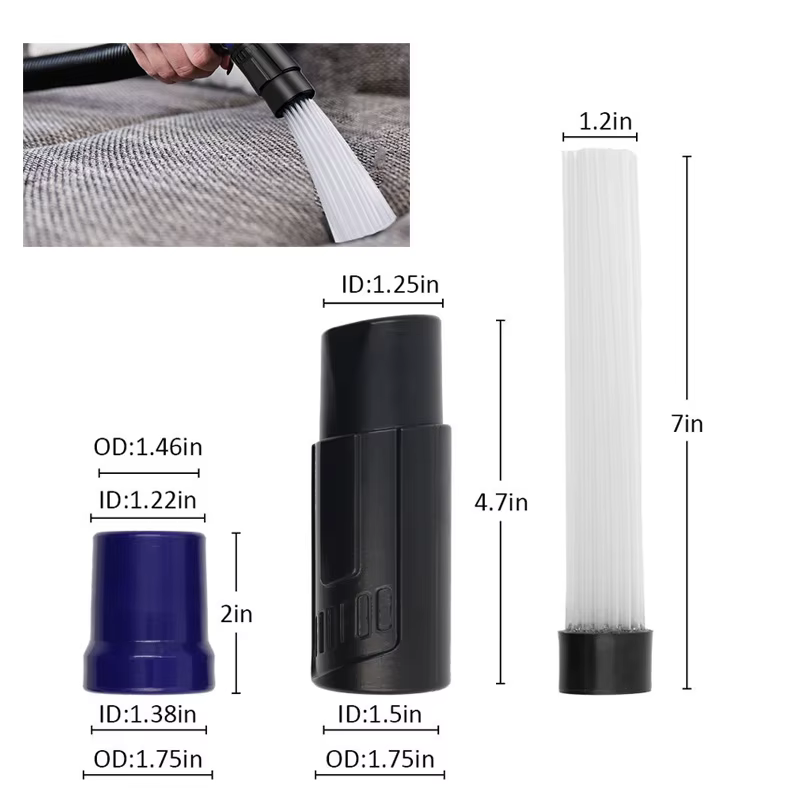 Brosse universelle pour aspirateur, Tube d'aspiration pour aspirateur de 35mm et 32mm, clavier, cana