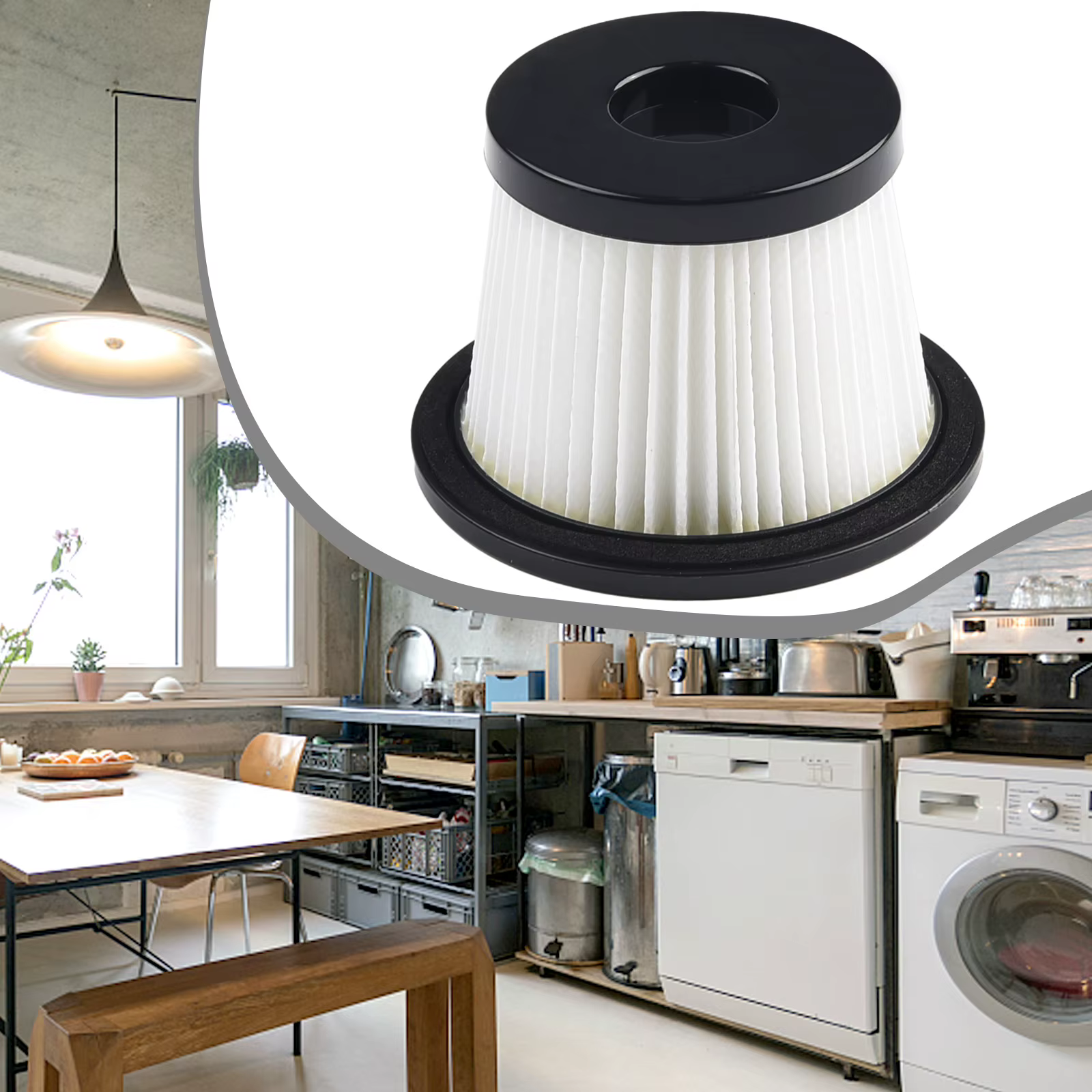 Filtre d'aspirateur adapté au Robot de nettoyage Parkside PHSSA 20 Li A1-Lidlian IAN 317699, filtres