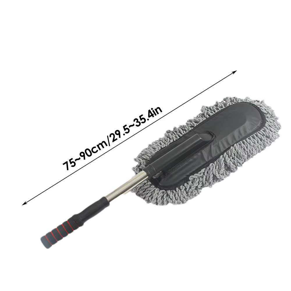 Brosse de lavage de voiture en microfibre, balai de lavage de voiture, manche extensible, nettoyeur