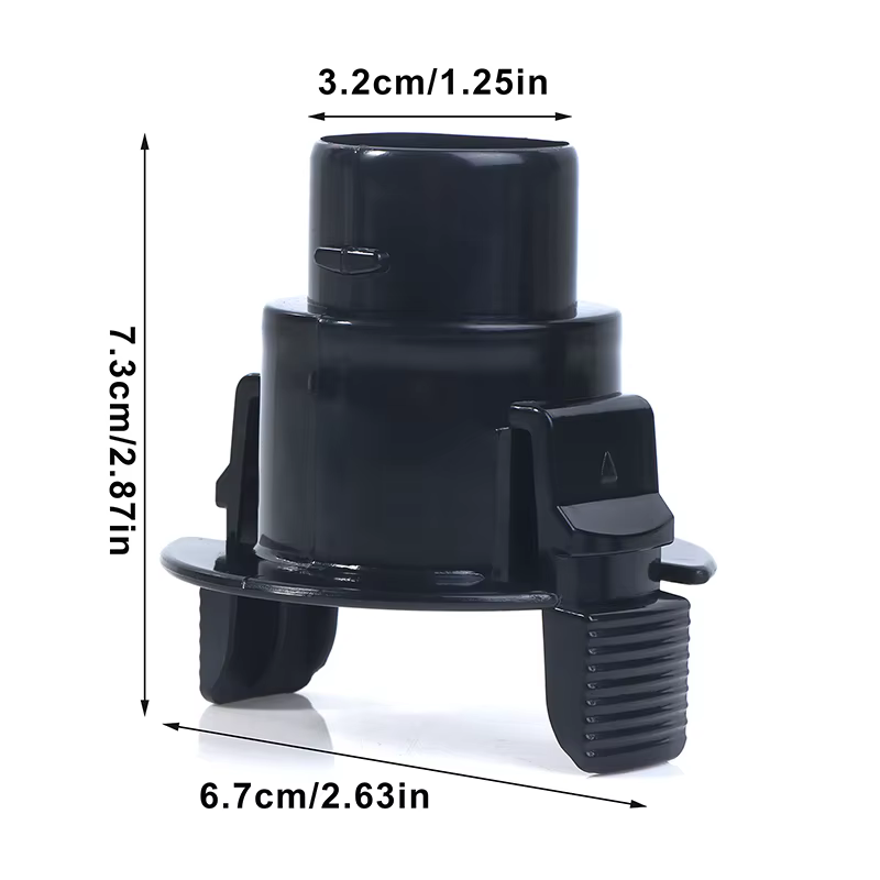 Adaptateur d'aspirateur, accessoires de remplacement, support de tuyau, convertisseur de montage de