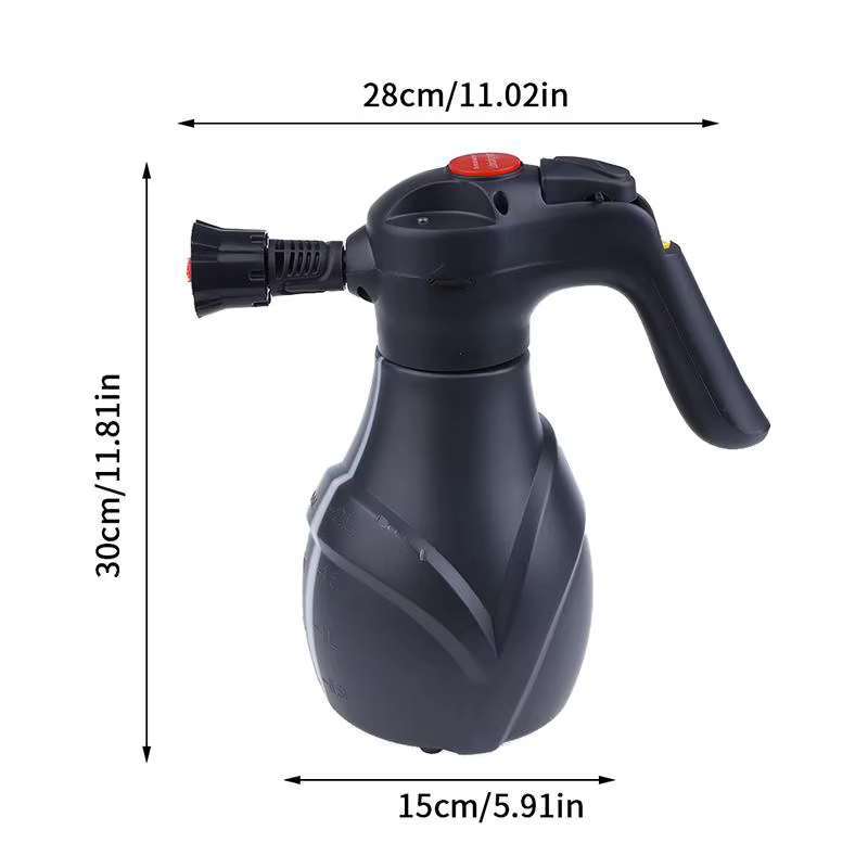 ♥ Pulvérisateur de lavage de voiture à haute pression, Rechargeable sans fil, pistolet de pulvérisat