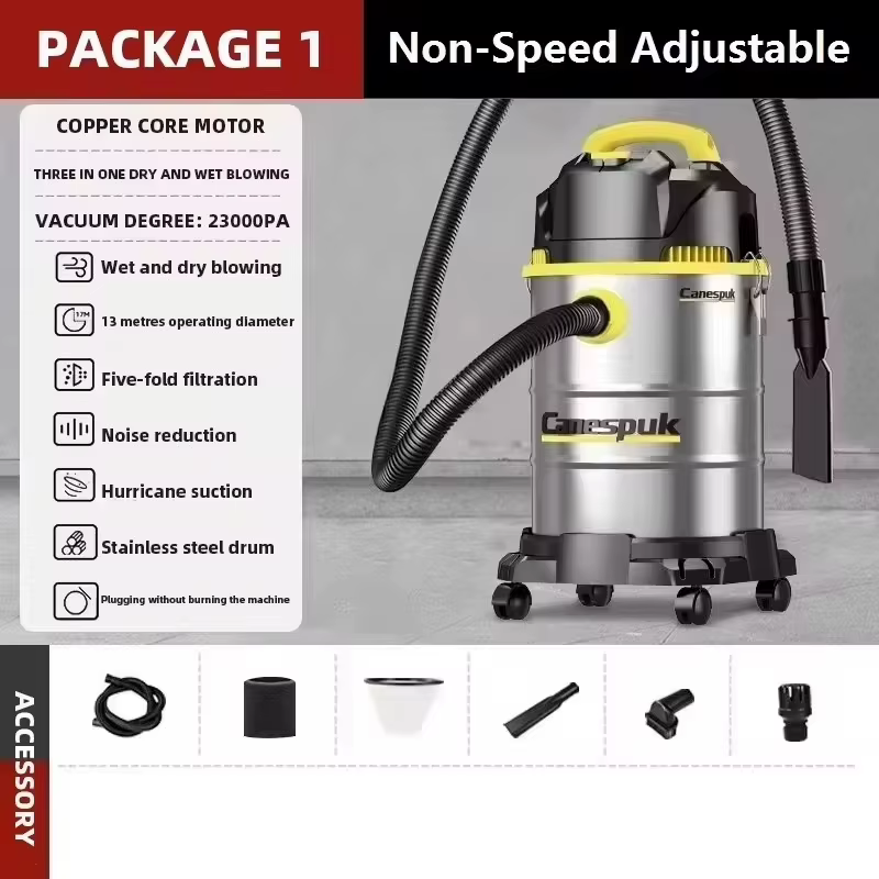 Aspirateur eau et poussière 25L/40L grande capacité, forte aspiration puissante pour voiture, maison