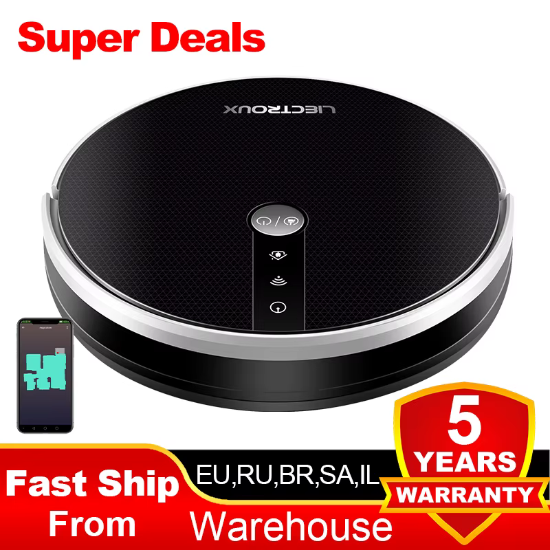 (Code Promo:AEGG66)Aspirateur robot LIECTROUX C30B, Navigation sur carte IA, partition super intelli