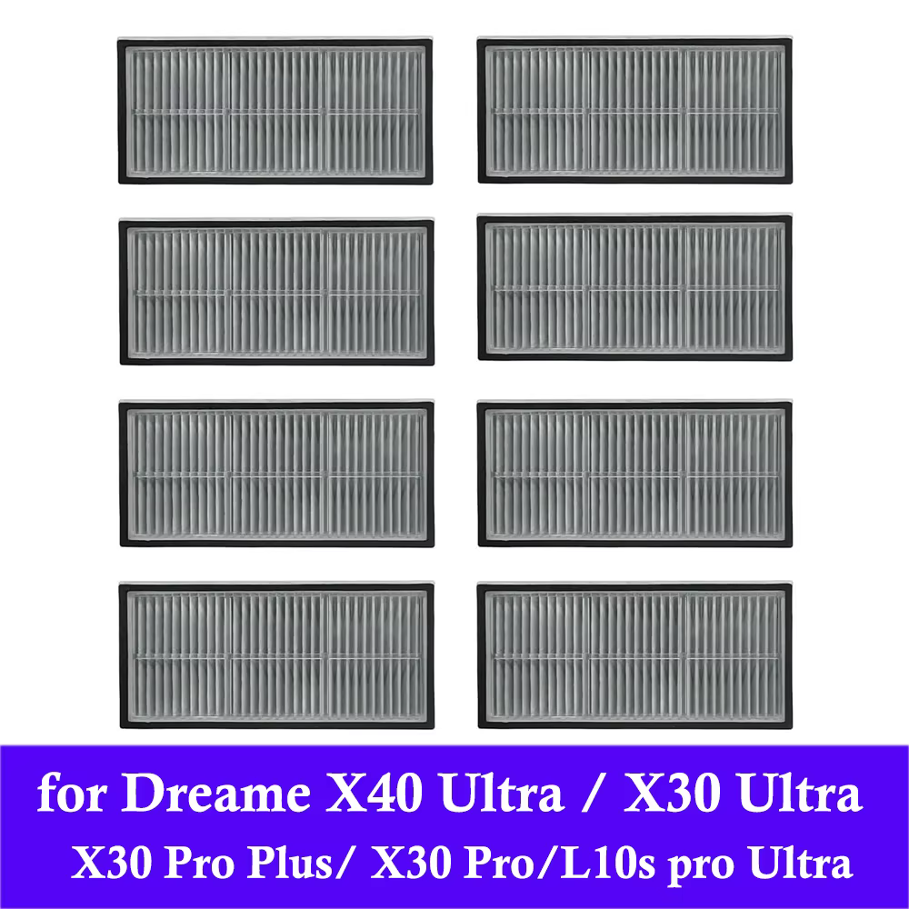 Filtres HEPA pour aspirateur Dreame L10s Pro Ultra Heat / X30 Ultra / L10s Ult X40 Ultra / X40 Pro,