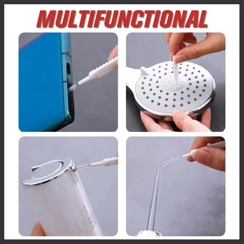 Brosse de nettoyage de pomme de douche, salle de bain, Anti-colmatage, petite brosse de nettoyage de