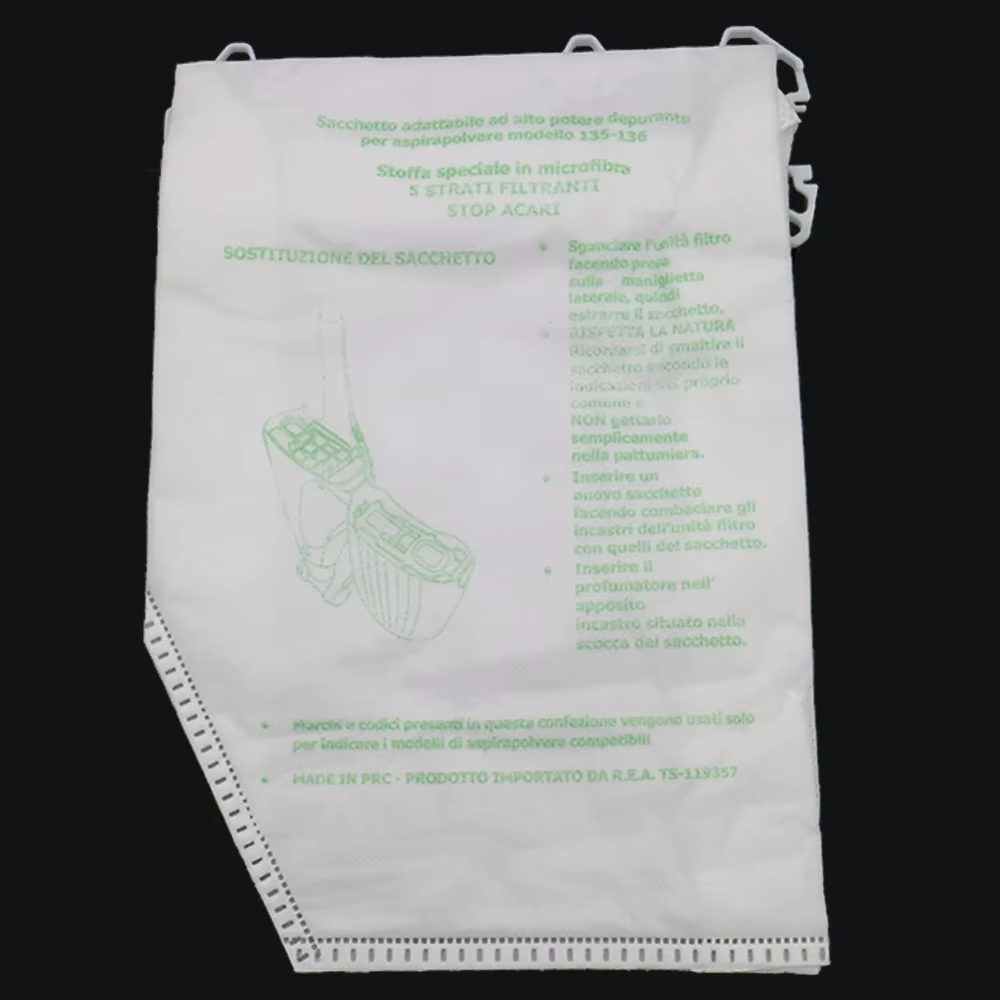 Sacs à poussière + bloc de parfum + filtre HEPA pour aspirateur Vorwerk Kobold VK135 VK136 FP135 FP1