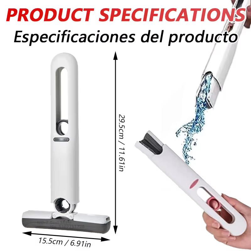 Mini vadrouille auto-presse, puissante et pliante, outils de nettoyage ménager, sans lavage des main
