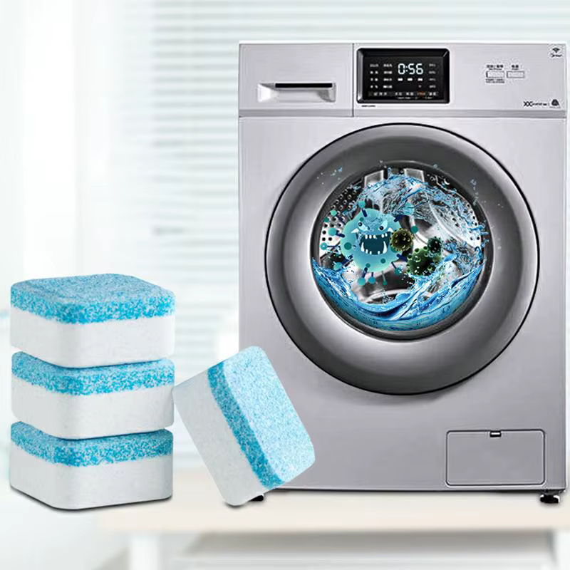 Nettoyant polyvalent pour lave-linge, 12 comprimés, nettoyage en profondeur et désodorisation, compa
