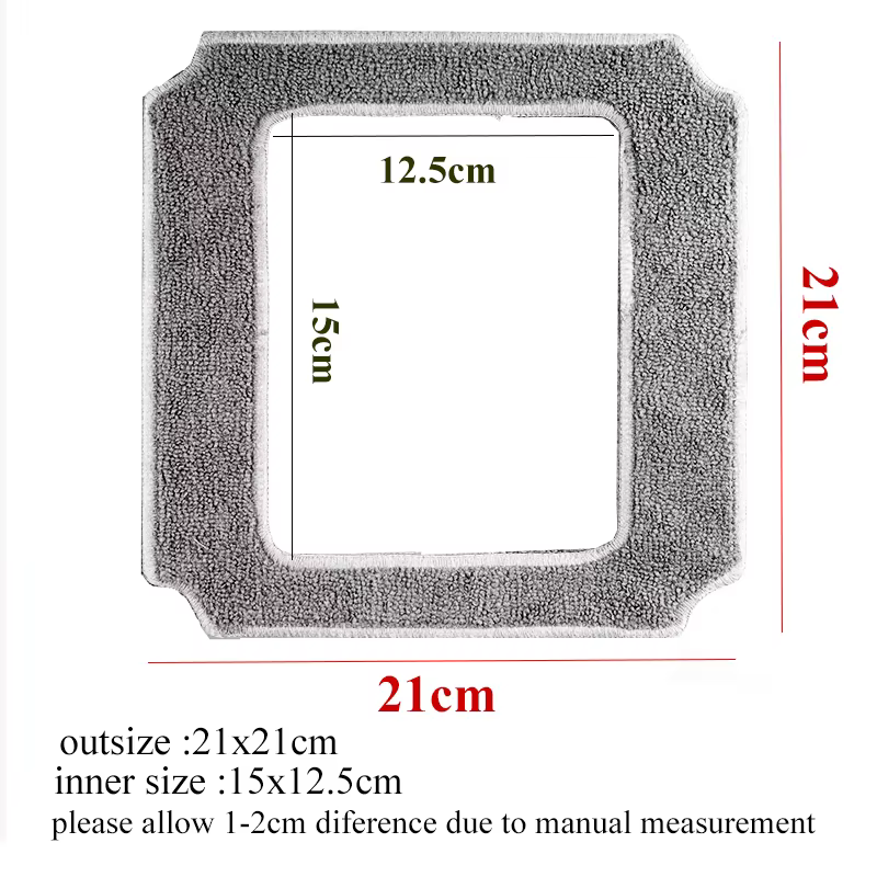 Serpillères de nettoyage de verre pour Robot nettoyeur de vitres ABIR WD8, chiffons de vêtements lav