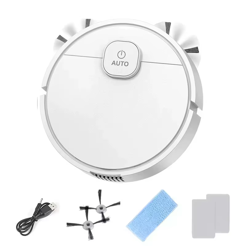 Robot de balayage intelligent 3 en 1, nettoyeur domestique, Rechargeable, entièrement automatique, a
