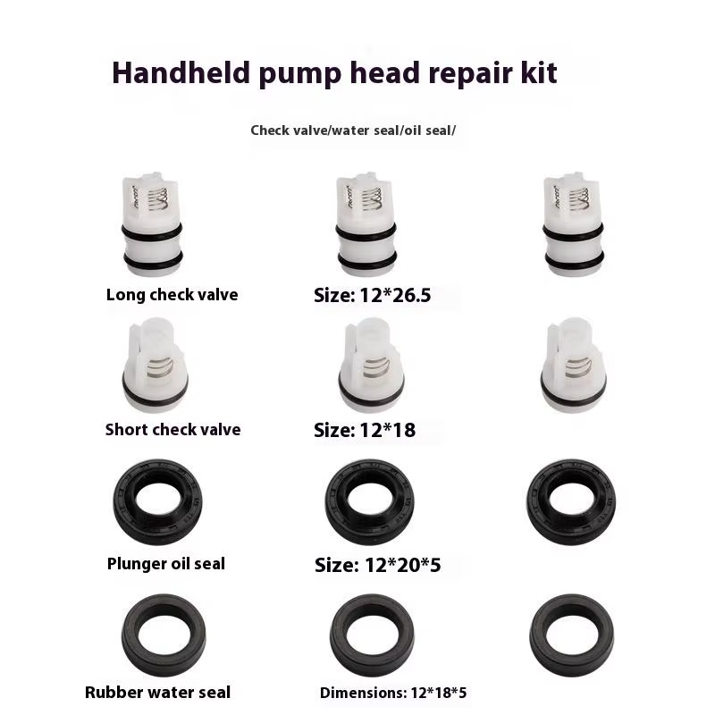 (YY) 1 ensemble de Kit de réparation de tête de laveuse de pompe à haute pression domestique, joints