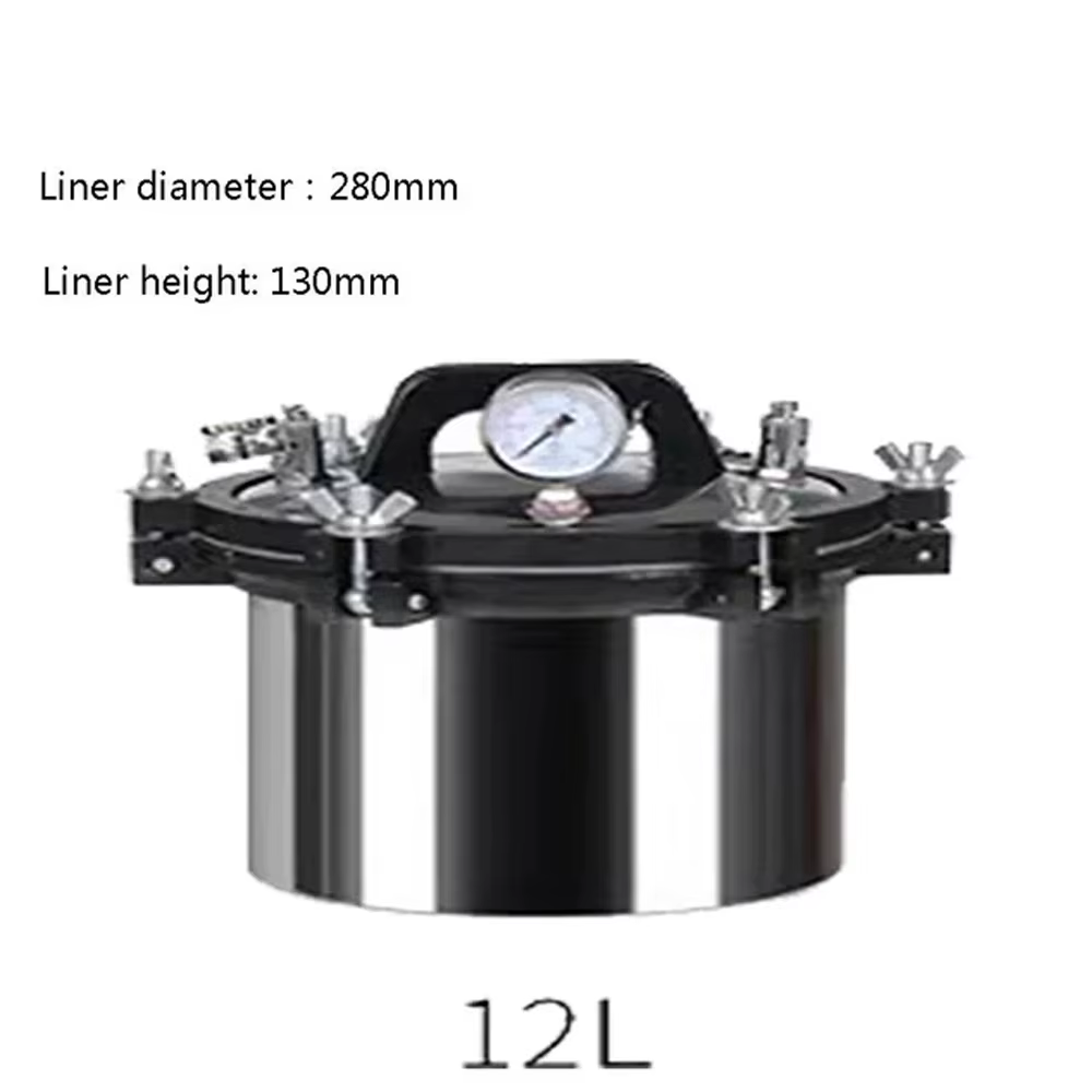 Stérilisateur haute pression portable en acier inoxydable, réservoir tertiaire à vapeur sous pressio