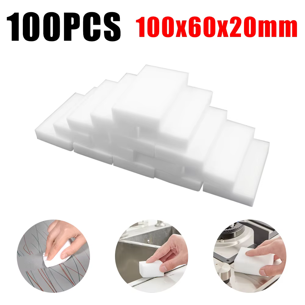 100*60*20mm éponge mélamine éponge magique gomme mélamine éponge nettoyant éponge de nettoyage pour