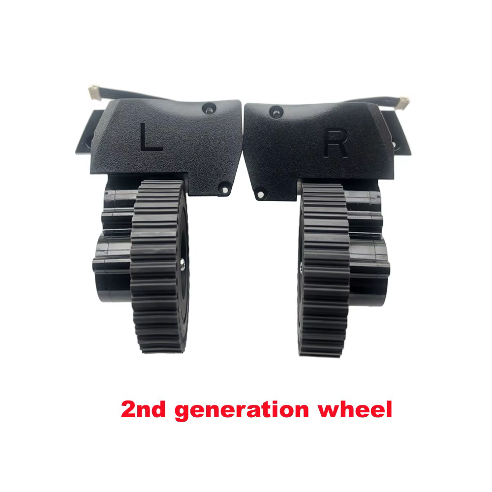 Ensemble moteur de roue droite gauche pour aspirateur robot SilverCrest SSRA1, pièces de rechange, m