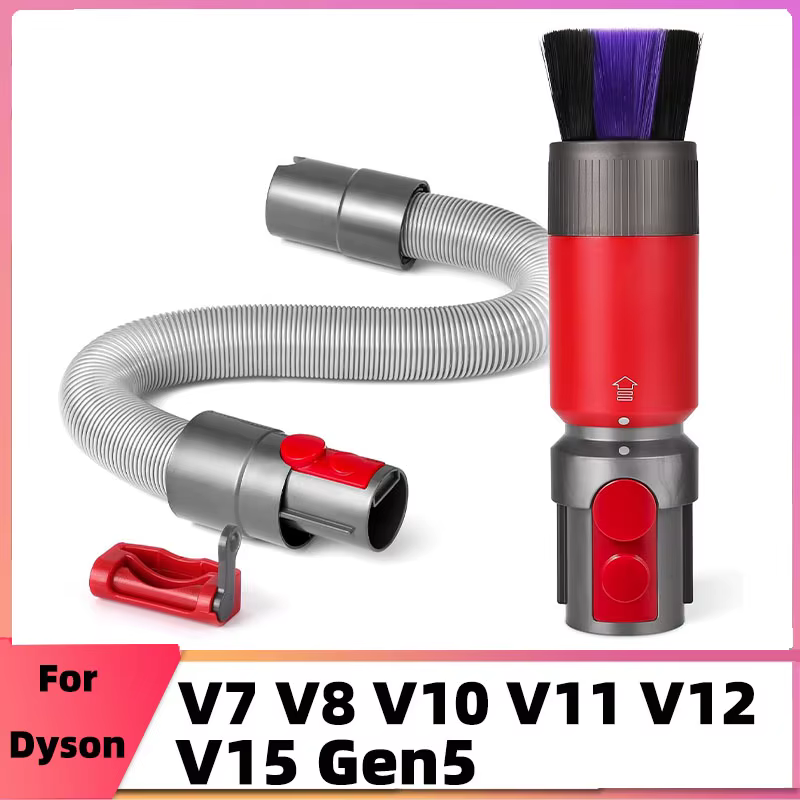 Brosse à dépoussiérer + tuyau d'extension Flexible pour aspirateur Dyson V7 V8 V10 V11 V12 V15 Gen5,