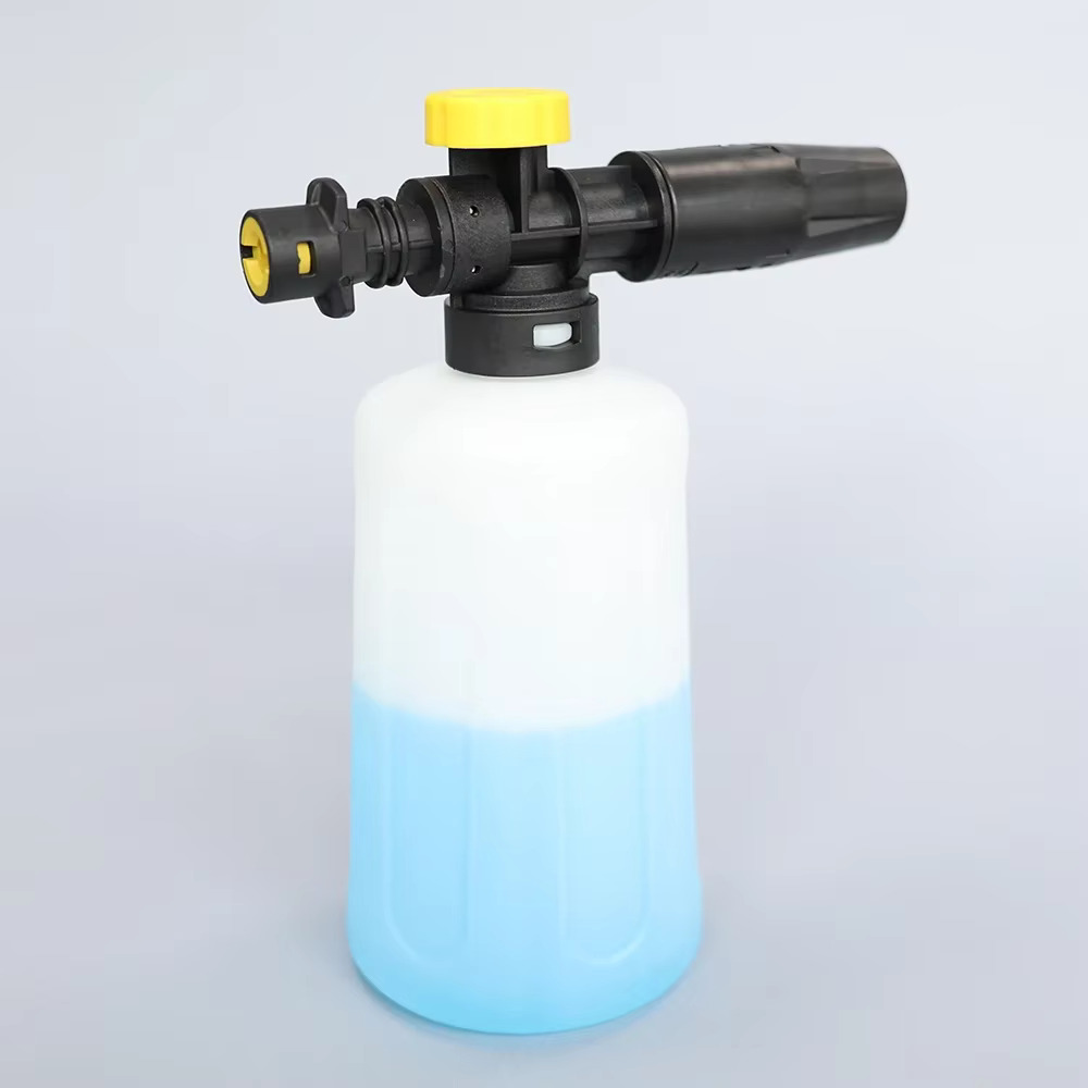 Lance à mousse de neige 750 ml, buse de pulvérisation réglable pour nettoyeur haute pression Karcher