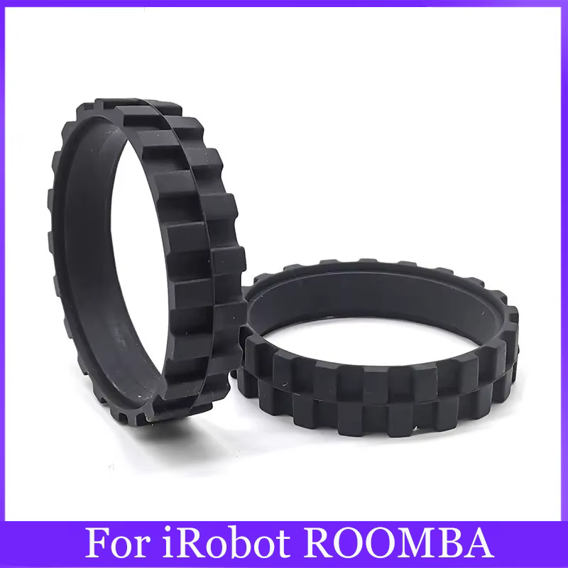 Pneus coordonnants pour iRobot ROOMBA Series, roue en caoutchouc, pièces de rechange, accessoires, 5