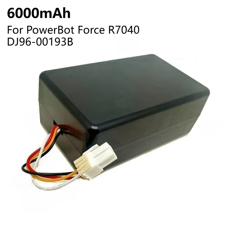 Batterie pour aspirateur robot 21,6 V/6000-7000 mAh pour Samsung PowerBot Cyclone Force R7040 DJ96-0