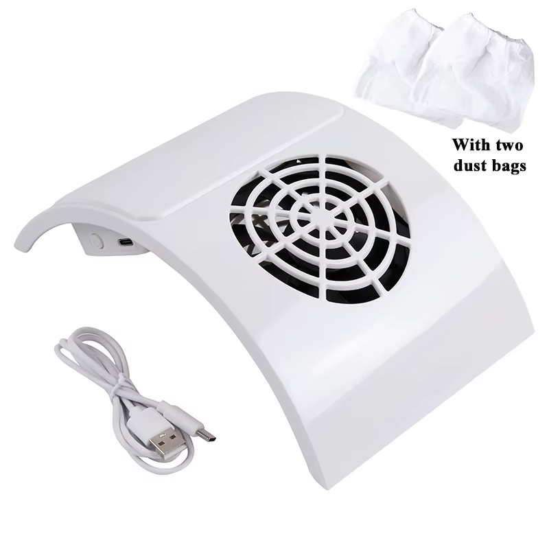 Aspirateur à forte aspiration pour ongles 40W, Machine de manucure, Port USB, outils d'art des ongle