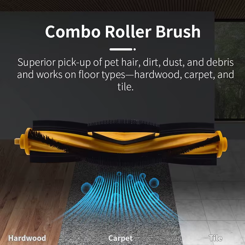 Brosse à Rouleau Principal pour Ecovacs Deebot OZMO 920 T8 T9 N8 N8 + Aspirateur Robot de Balayage,