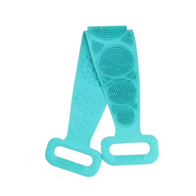 Brosse de Douche Exfoliante en Silicone pour le Corps, Massage Dorsal, Nettoyage de la Peau, Ceintur