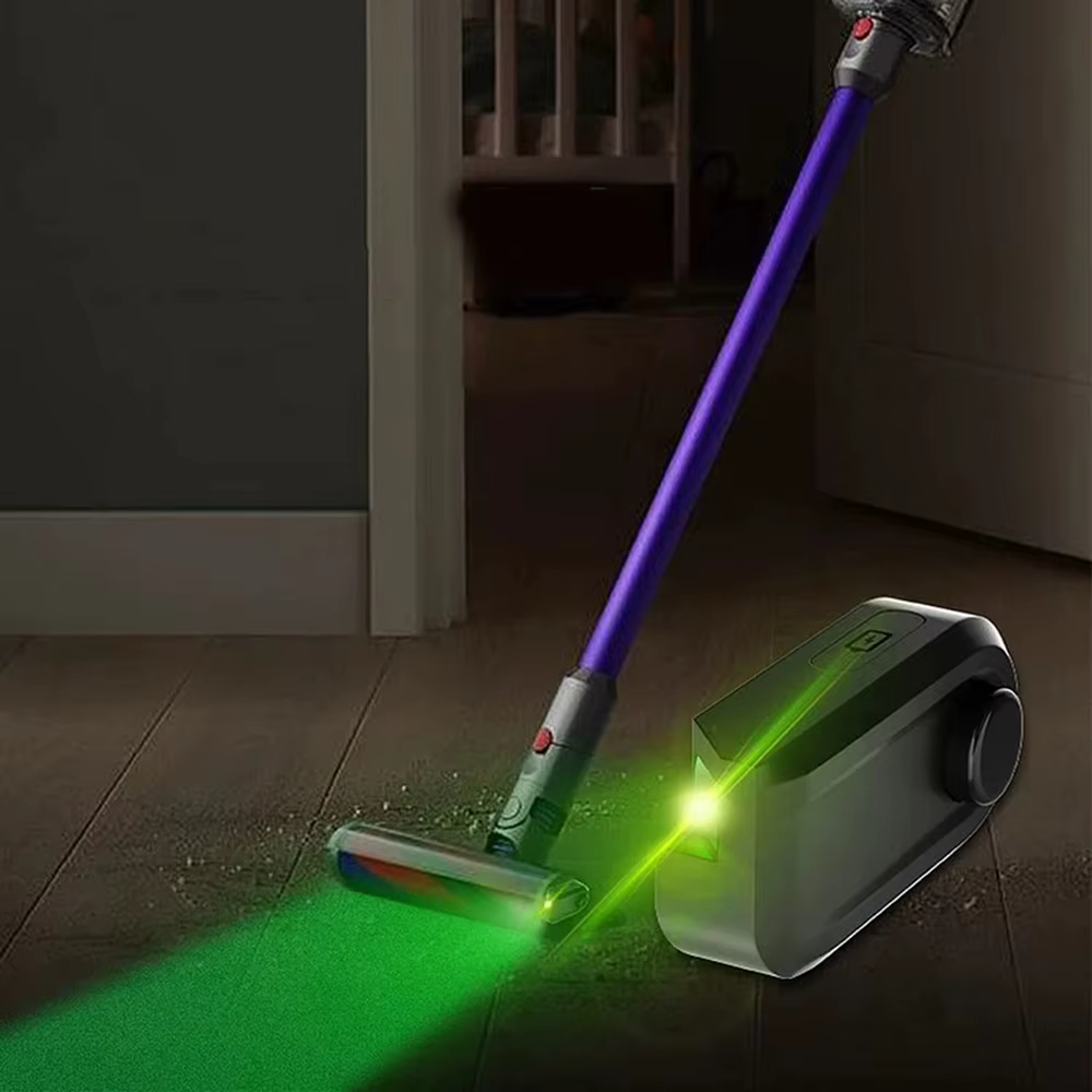 Aspirateur Laser lumières cachées poils d'animaux chats chien fourrure poussière affichage USB lampe