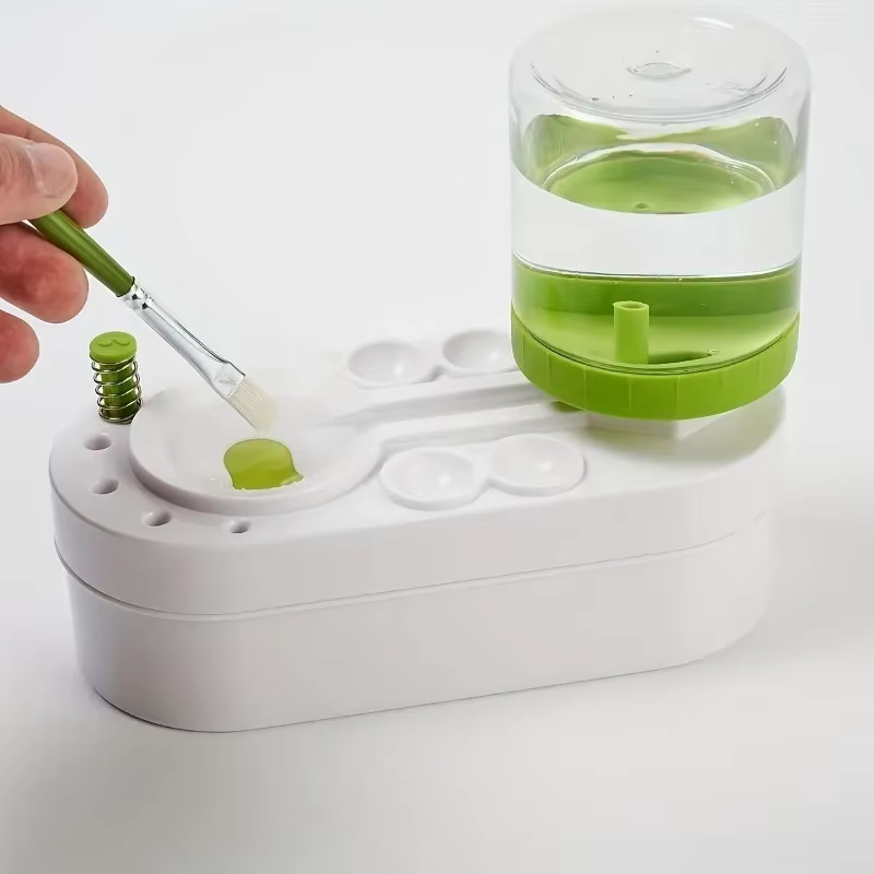 Nettoyant pour pinceaux, outil d'art, gouttelettes d'eau avec système de circulation d'eau pour pinc