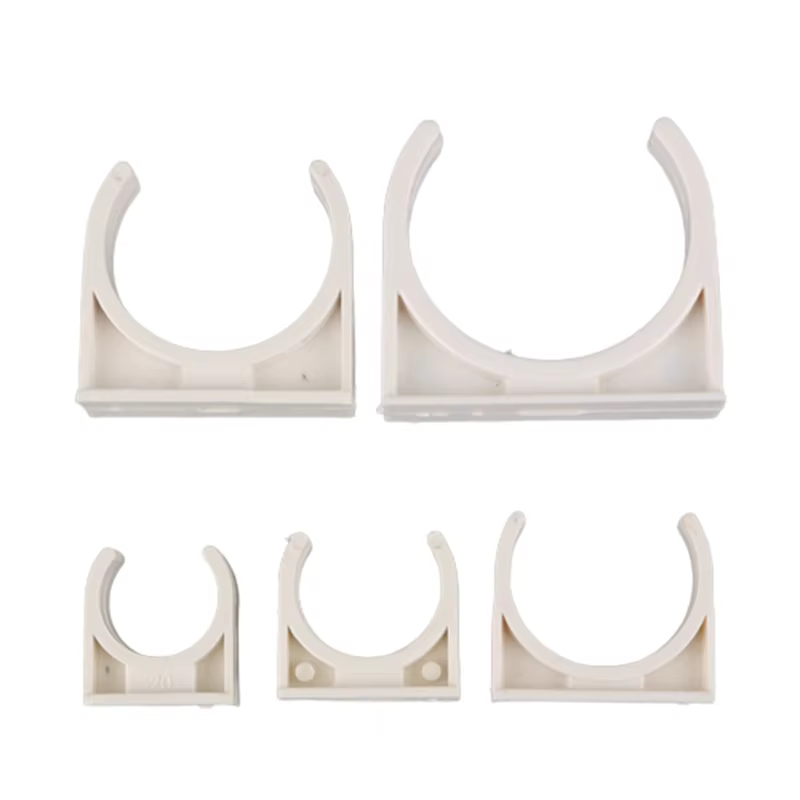 10 pièces PVC16 20 25 32 40 50mm collier de serrage de tuyau d'eau Support de tuyau en PVC système d