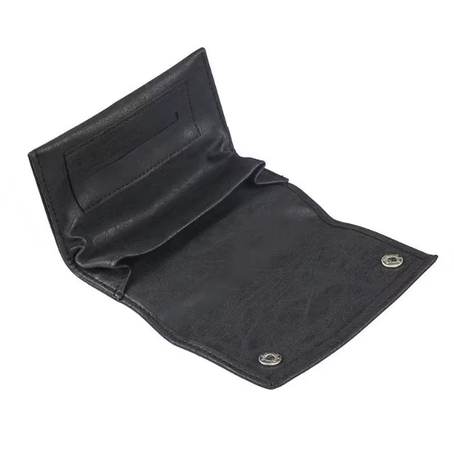 Organisateur d'accessoires pour fumer tout-en-un : pochette à tabac multifonctionnelle en cuir PU av