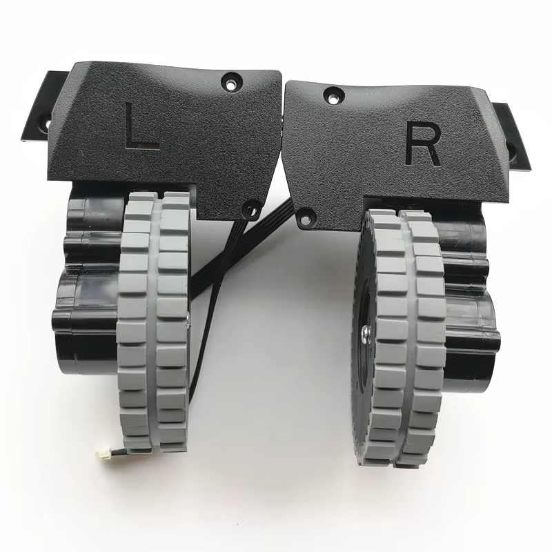 Ensemble moteur de roue droite gauche pour aspirateur robot SilverCrest SSRA1, pièces de rechange, m