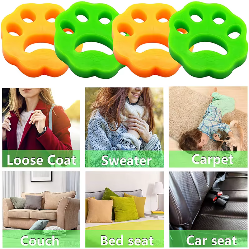 Élimine les peluches des vêtements, sèche-peluches pour chiens et chats, accessoires de lessive, Mac