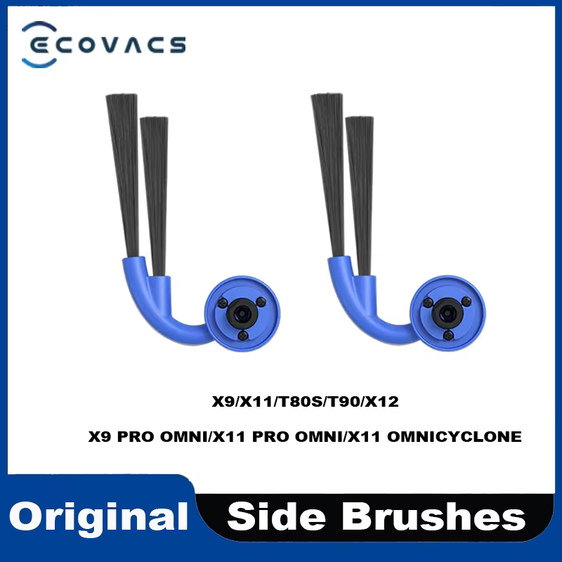 Accessoires de brosse latérale d'origine pour Ecovacs Deebot X12 OMNICYCLONE/ X9 Pro Omni/ T90 Pro O