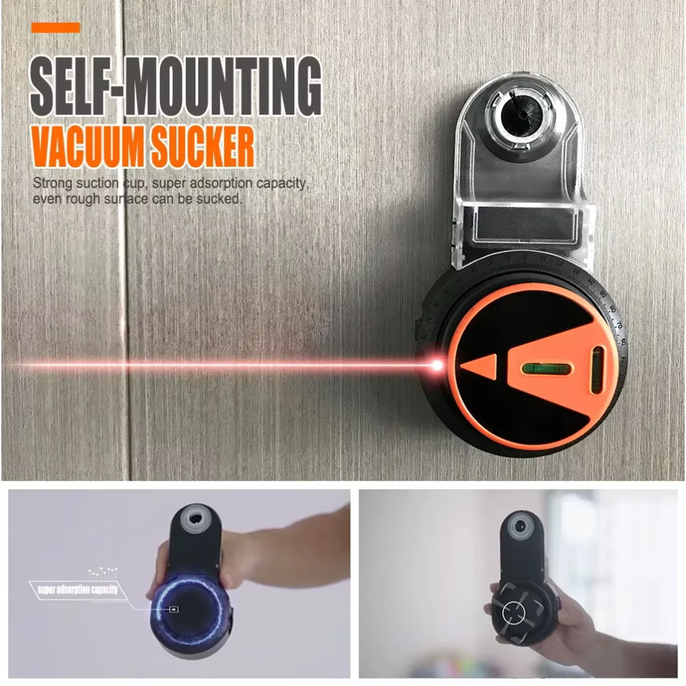 Collecteur de poussière de forage électrique avec 360 ° Perceuse à vide murale détachable, niveau La