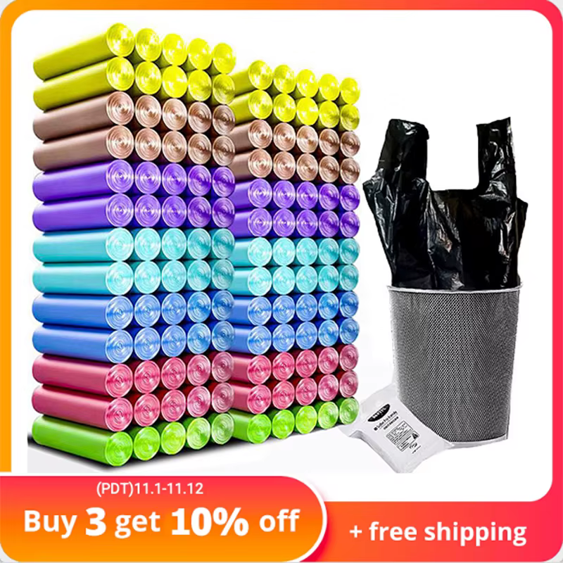 Sacs poubelles jetables, grand sac poubelle, poubelle, boîte de rangement, support poubelle, cuisine