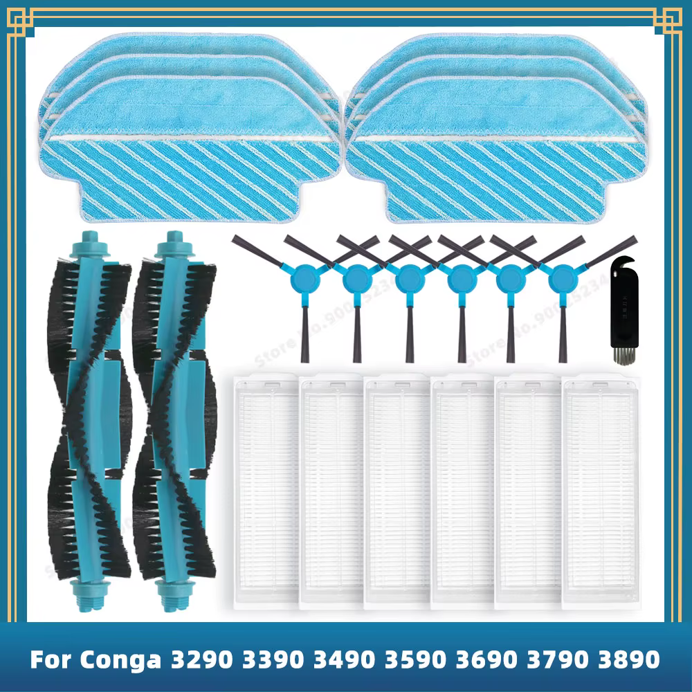 Compatible pour Cecotec Conga 3290 3390 3490 3590 3690 3790 3890, pièces vitales Ultra titane, bross