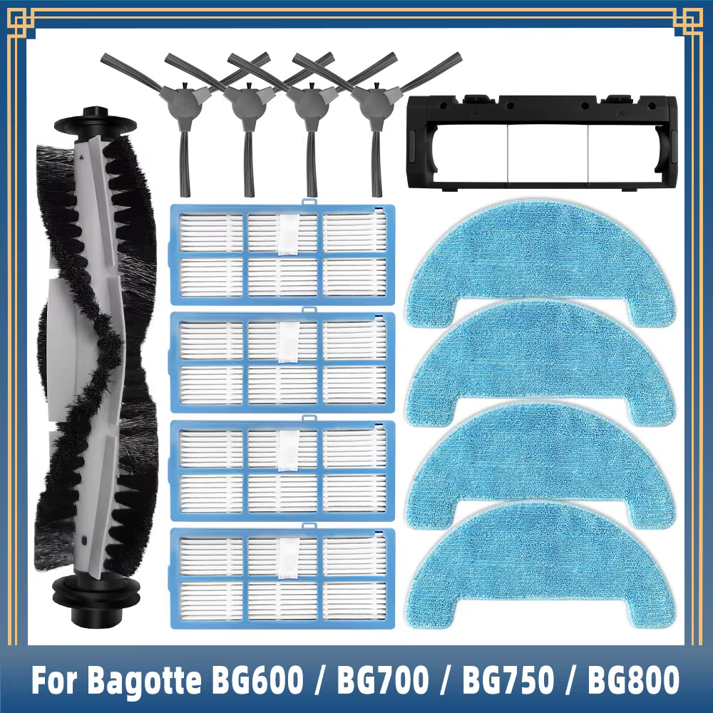 Pièces de rechange compatibles avec Bagotte BG600 / BG700 / BG750 / BG800 MAX, accessoires, brosse l